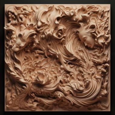 Patterns and decorations van herpen 3 3d model